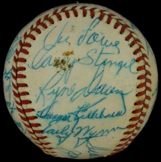 Fine 1959 American League All Star Signed Ball w/ Mickey Mantle Ted Williams JSA 3