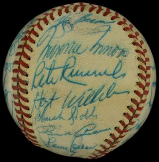 Fine 1959 American League All Star Signed Ball w/ Mickey Mantle Ted Williams JSA 4
