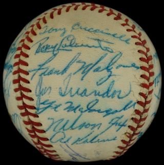 Fine 1959 American League All Star Signed Ball w/ Mickey Mantle Ted Williams JSA 5