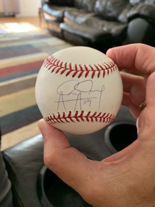 Abe Alvarez Autographed Baseball Boston Red Sox