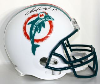 Dan Marino Signed Miami Dolphins Full Size Helmet Beckett Witnessed