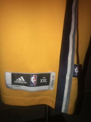 Adidas Men ' s 24 Paul George Indiana Pacers Jersey 2XL) Swingman Color Yellow 8