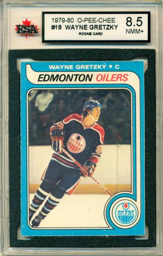 1979 80 Opc 18 Wayne Gretzky Rookie Card Ksa 8.  5 Near Mint,