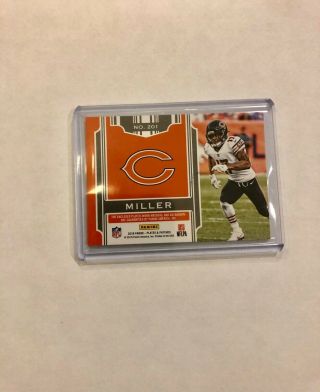 2018 RC Anthony Miller Patch Auto 11/50 2