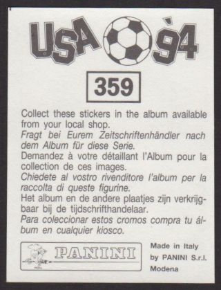 1994 Panini World Cup USA ' 94 International Stickers 340 - 444 U - Pick Choose List 3