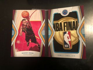2018 - 19 Opulence Rodney Hood Finals Logo Booklet 1/1 Game From Game 3