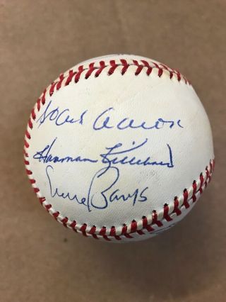 500 Home Run Club Signed Baseball Mickey Mantle Ted Williams,  9 JSA 3