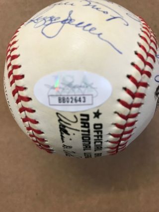 500 Home Run Club Signed Baseball Mickey Mantle Ted Williams,  9 JSA 7