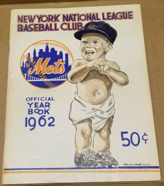 1962 York Mets Official Yearbook,