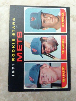 1971 Topps Baseball Card Sp High 648 Jon Matlack Rc York Mets