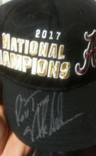 Alabama Crimson Tide Nick Saban Signed