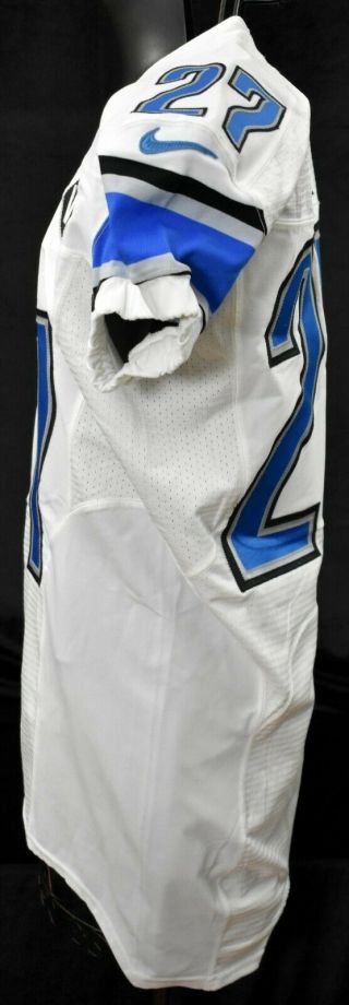 2014 Glover Quin 27 Detroit Lions Game Worn Football Jersey w/ WCF Patch LOA 5