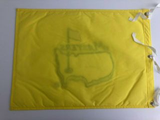 1997 Masters Flag Autographed by TIGER WOODS 2