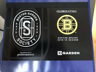 2019 Nhl Stanley Cup Boston Bruins Vs St Louis Blues Full Club Suite Ticket Book