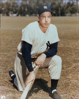 Joe Dimaggio York Yankees Licensed Unsigned Baseball 8x10 Glossy Photo (b)
