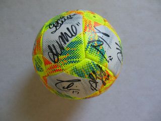 2019 USA NATIONAL WOMEN WORLD CUP USWNT TEAM SIGNED SOCCER BALL w/COA 24 AUTOS 2