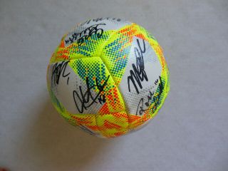 2019 USA NATIONAL WOMEN WORLD CUP USWNT TEAM SIGNED SOCCER BALL w/COA 24 AUTOS 4