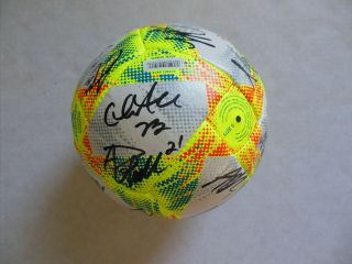 2019 USA NATIONAL WOMEN WORLD CUP USWNT TEAM SIGNED SOCCER BALL w/COA 24 AUTOS 5