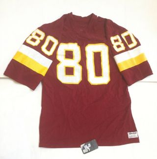 Vintage 80s Washington Redskins Sand Knit 80 Jersey Nfl Football Rare Large