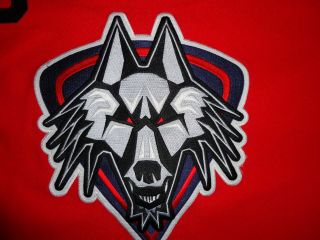 Red Sewn Lone Star Wolves 19 Mcneil Hockey Jersey Adult M Us Shp