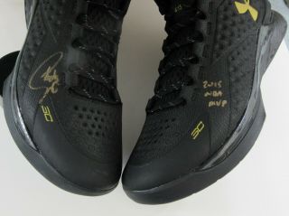 Stephen Curry 1 Signed / Autographed / Inscribed Under Armour Shoes Fanatics