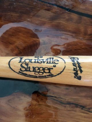 Mickey Mantle Signed Baseball Bat Louisville Slugger Jsa Full Size