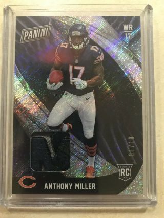 Anthony Miller 2018 Panini Black Friday Football Patch 1/10 Bears Ebay 1/1 Thick