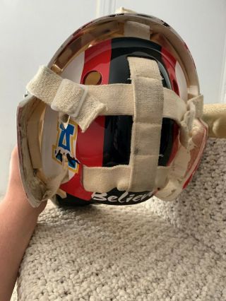 Game worn/used Scott Greenham Binghamton Senators goalie mask 4