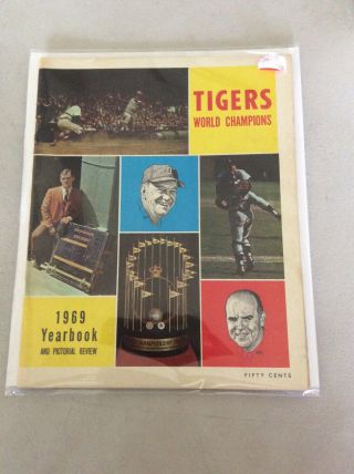 1969 Detroit Tigers World Champions Yearbook (book)