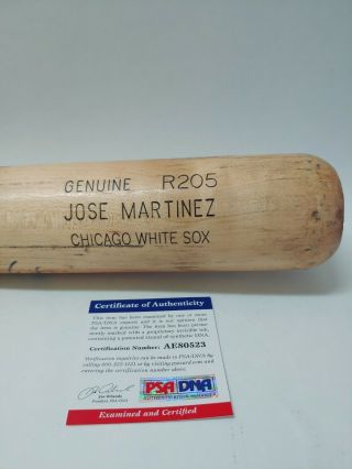 Jose Martinez Psa/dna Game Autographed Louisville Slugger Baseball Bat
