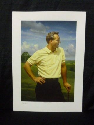 Arnold Palmer Signed A Magnificent Journey Le Masters Golf Lithograph