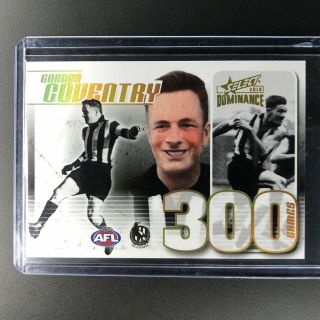 2019 Select Dominance Gordon Coventry Case Card 300 Games 127