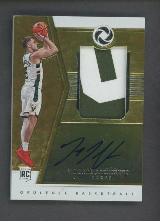 2018 - 19 Panini Opulence Donte Divincenzo Rpa Rc Rookie Patch Auto 73/79