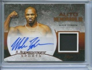 Mike Tyson 9/12 Relic Auto 2019 Leaf Ultimate