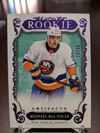 2018 - 19 Artifacts Michael Dal Colle Rookie /20 York Ny Islanders