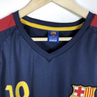 FC Barcelona Soccer Jersey Lionel Messi 10 Mens Sz M 2