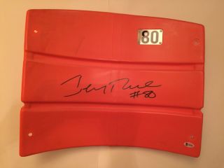 Jerry Rice Signed Autograph Candlestick Park Stadium Seat Beckett