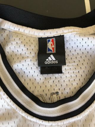 TONY PARKER San Antonio SPURS 9 Jersey NBA Adidas Black Adult XXLarge 2XL 5