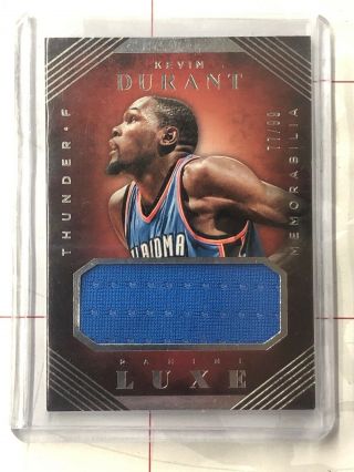 Kevin Durant 2015/16 Panini Luxe Game Worn Jersey 77/99