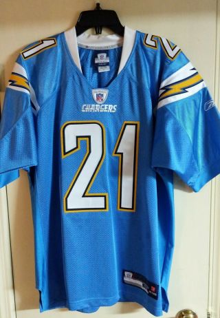 100 Authentic Ladainian Tomlinson San Diego Chargers Jersey Size 46 Medium