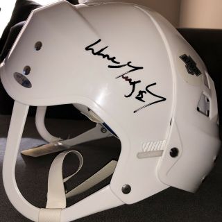 Wayne Gretzky Autographed Helmet - Authentic Jofa L.  A.  Kings W/