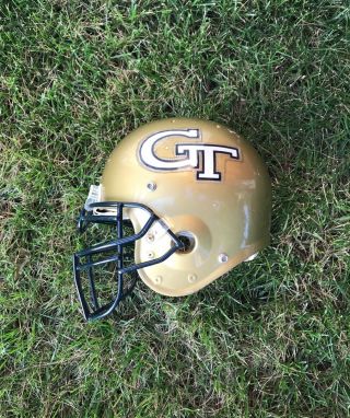 1997 Georgia Tech Game Schutt Pro Air Ii Football Helmet