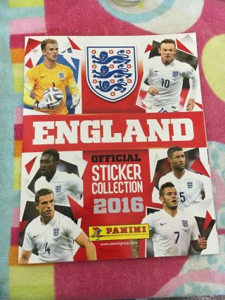 Panini England Football Sticker Album 2016 /16 - - 70 Complete - -