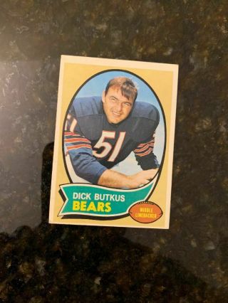 1970 Topps Football 190 Dick Butkus. . .  Only $2.  22 Night