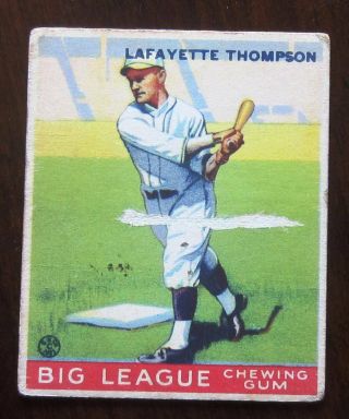 1933 Goudey 13 Lafayette Thompson
