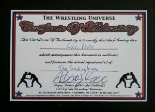 WWE Smoking Gunns Signed 8x10 Autographed Photo w/COA (WWF,  WCW,  ECW,  NXT) 2