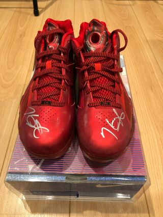 Kevin Durant Signed Nike Kd Iii All - Star Shoes - Panini
