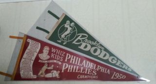 1950 Philadelphia Phillies Championship Pennant Whiz Kids 12
