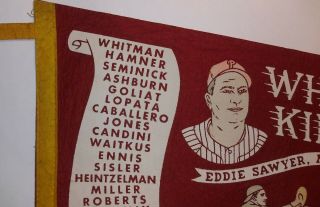 1950 Philadelphia Phillies Championship Pennant Whiz Kids 3