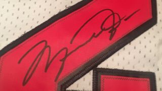 Michael Jordan MJ Autographed Chicago Bulls Signed Jersey Auto Steiner Hologram 6